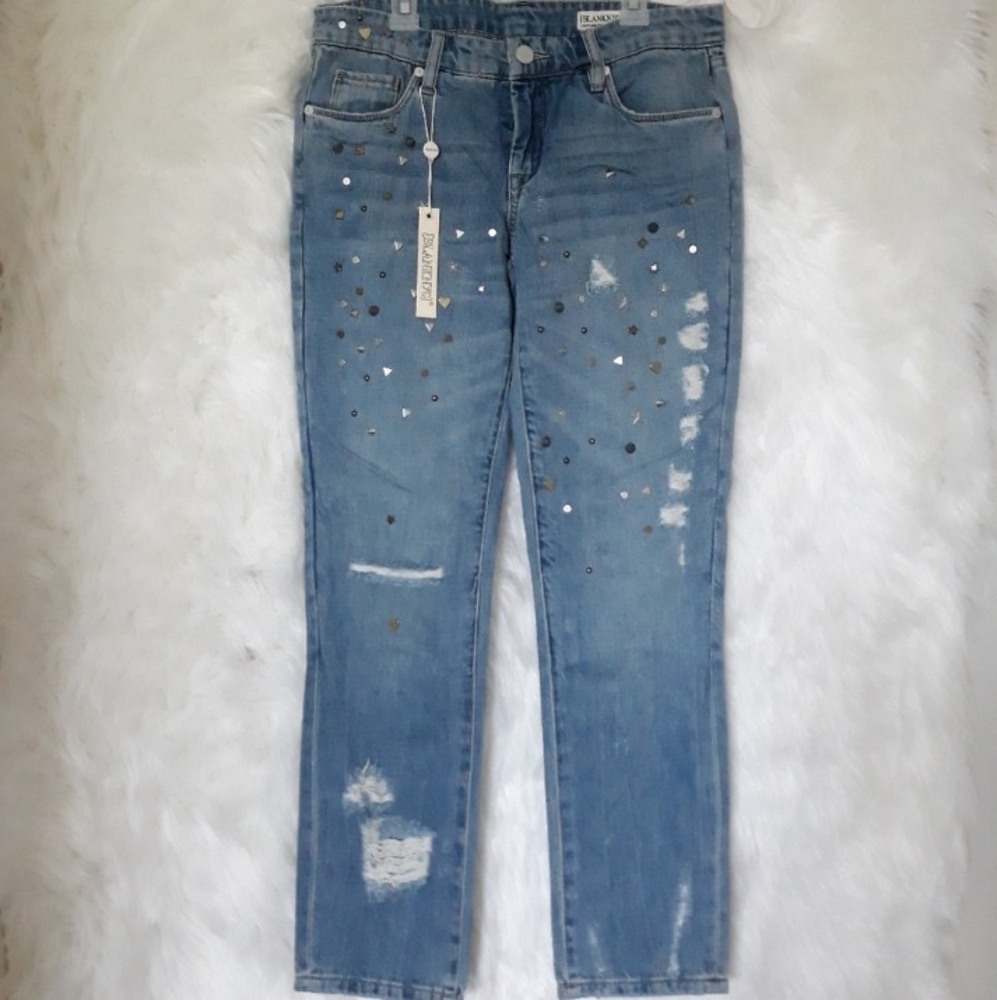 Blank NYC Crop Girlfriend Jeans